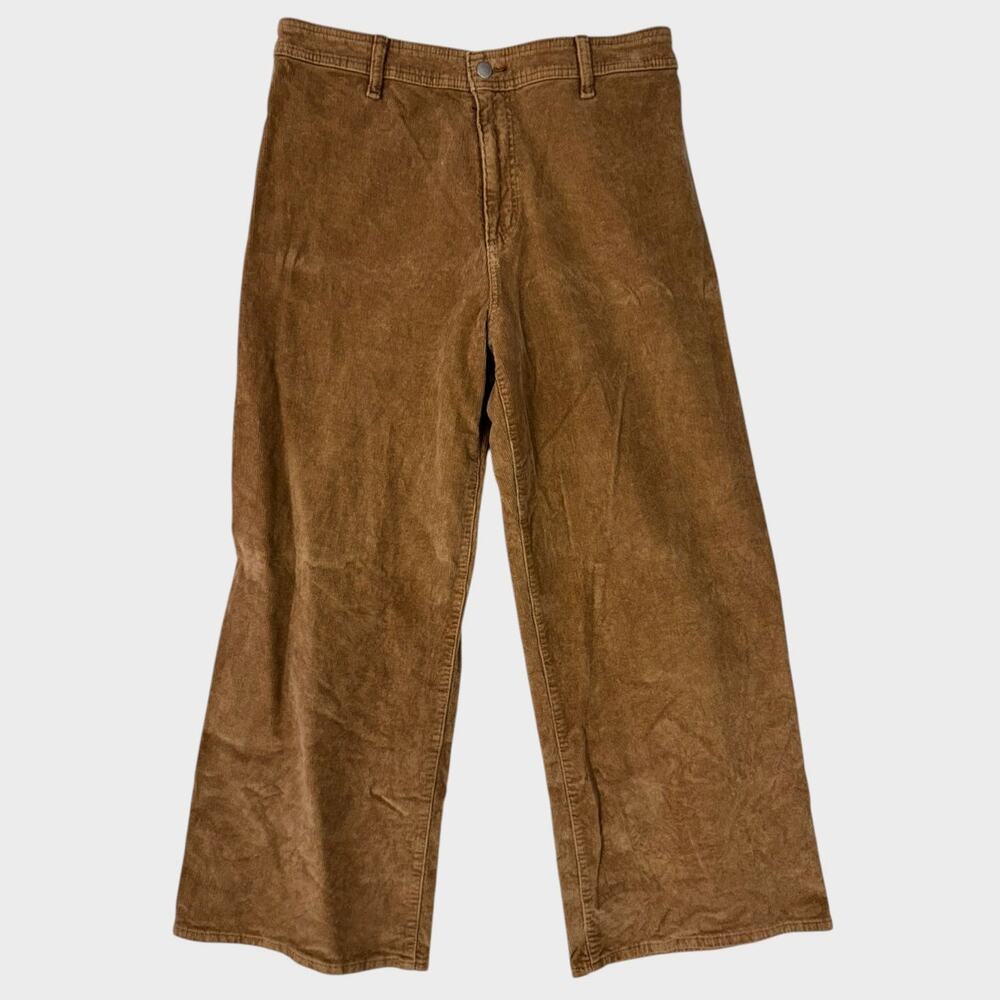 Universal Thread Womens 12R Brown Tan Sailor Wide Leg Corduroy Pants - Picture 4 of 10